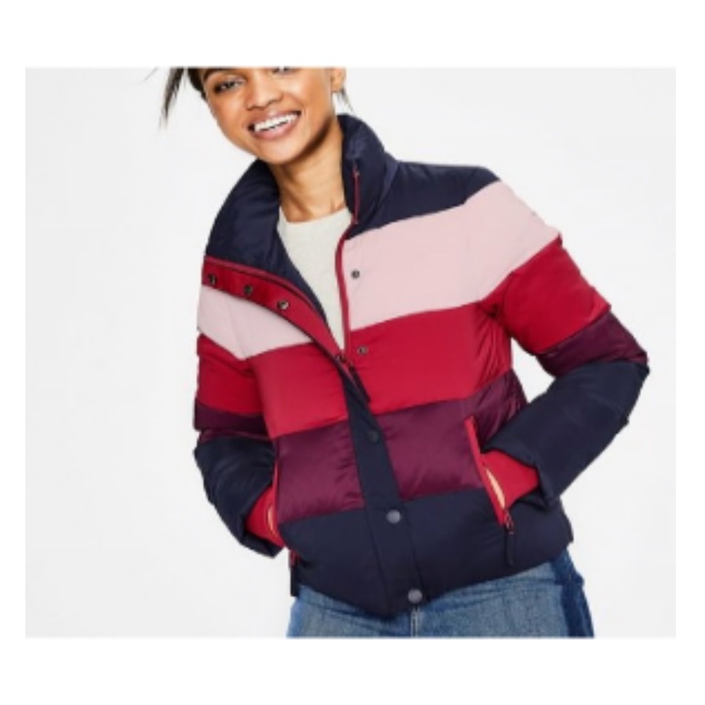 Colorblock coat